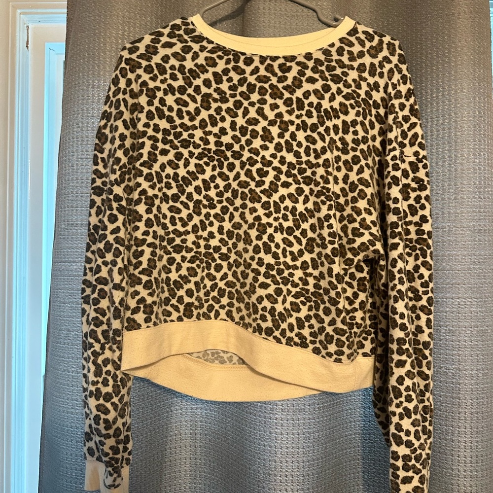 Cheetah print sweater